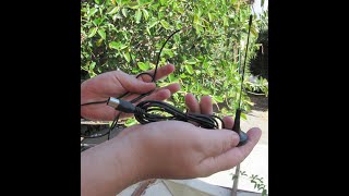 Handmade Free DVBT2 digital HD TV Antenna VS 5dBi Indoor Digital DVBT TV Antenna from AliExpress [upl. by Htnnek352]