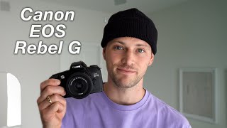 The Best Beginner 35mm Film Camera  Canon EOS Rebel G Review [upl. by Wan]