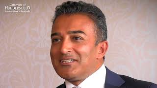 Adil Ray broadcaster tv presenter amp Huddersfield graduate returns to collect an Honorary Doctorate [upl. by Bethany]