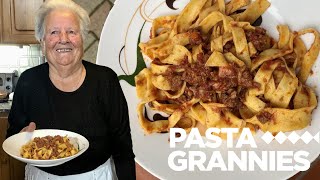 87 year old Betta makes tagliatelle al ragù  Pasta Grannies [upl. by Diva]