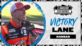 Ross Chastain after Kansas win ‘We haven’t went away’ [upl. by Allegna]