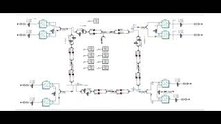 PSCAD simulation of MMC four terminal distribution network flexible straight actual engineering [upl. by Kolivas629]