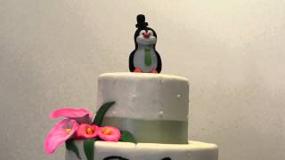 Smooth Sage Penguin Birthday Cake [upl. by Alfeus]