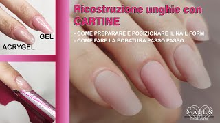 Ricostruzione unghie con CARTINE Gel VS Acrygel [upl. by Angelia998]