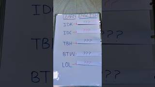 Common Acronyms in English englishlesson englishteacher learnenglish englishtips ingles esl [upl. by Noella]