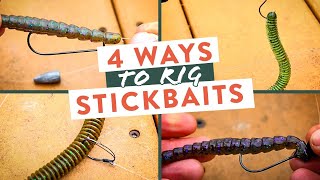 Stick Baits amp Soft Plastic Worms 4 Techniques You NEED to Master [upl. by Calesta666]