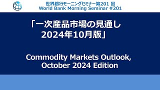 Commodity Markets Outlook October 2024 Edition [upl. by Eceerahs]