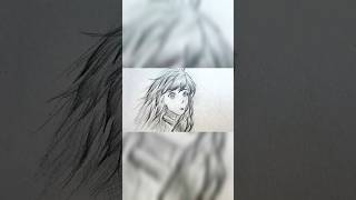 Anime sketch drawing anime art shorts jishuart [upl. by Akinek]