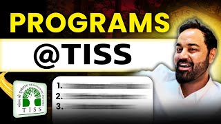 Top 3 Programs At TISS  TISS Update 2024  TISS Campuses And Programs [upl. by Analeh495]