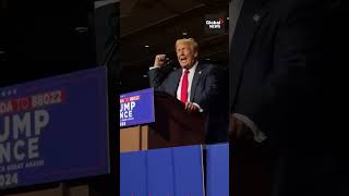 “Kamala you’re fired” Trump pulls out ‘The Apprentice’ catch phrase at Reno rally [upl. by Samford]