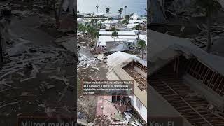 Massive Destruction From Hurricane Miltons Storm Surge in Florida [upl. by Northrup647]