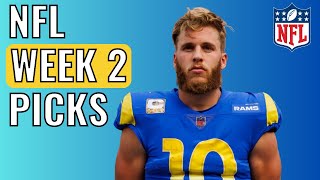 DRAFTKINGS NFL FIRST LOOK WEEK 2  DFS PICKS [upl. by Whitney]