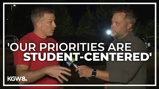 High school teacher talks about Camas School District strike [upl. by Yentnuoc]