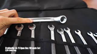 Stahlwille 1411 Open Box Wrench  Spanner Set Owner Review [upl. by Griffin]