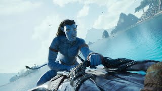 The Sully Family learns to ride Scene 4K IMAX  AVATAR THE WAY OF WATER [upl. by Charity]