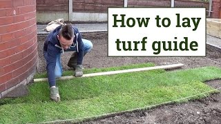 How to lay turf  ultimate lawn fitting guide [upl. by Pry852]