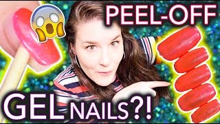 Peeloff GEL nails I TEST THINGS FOR U [upl. by Livesay]