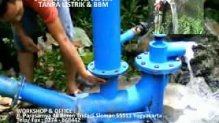 POMPA HIDRAMPOMPA HYDRAMPOMPA AIR TANPA BBM amp LISTRIKHYDRAULIC RAM [upl. by Dugaid]