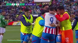 BOLIVIA vs PARAGUAY ¡GOLAZO DE JULIO ENCISO QUE EMPATA EN DESCUENTOS  CLASIFICATORIAS 2026 🇧🇴⚽🇵🇾 [upl. by Anitaf655]