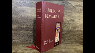 Bíblia de Navarra Evangelhos  Tradicional Bíblia espanhola  Em português  Editora Quadrante [upl. by Ecinrev]