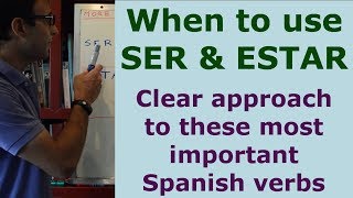 Spanish verbs  When to use SER and ESTAR  Learn Spanish 10 [upl. by Symon]