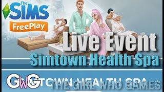 The Sims Freeplay Simtown Health Spa Live Event [upl. by Cate]