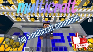 Top 5 commands in MultiCraft Multicraft tips and tricks Multicraft commands [upl. by Mcdougall]