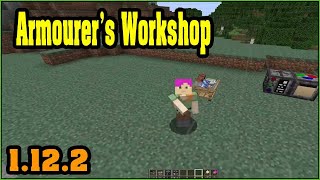 Armourers Workshop Mod 1122 amp How To Install for Minecraft [upl. by Acinorej]