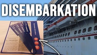 Carnival Cruise Disembarkation Process [upl. by Pope]