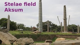 Stelae field in Axum the remains of the Aksumite Empire [upl. by Yslehc875]