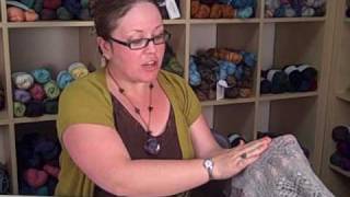 How to Knit Lace  Lesson 5 Part 2 of 2 [upl. by Darby857]