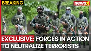 Exclusive Report Forces in Action to Neutralize Terrorists in Akhnoors Battal Area  NewsX [upl. by Leafar465]