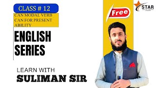 Class 12 Can Modal verb Can for present ability  SULIMAN RAZ  Pashto  STAR [upl. by Bruni]