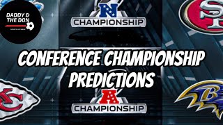 NFL Conference Championship Predictions [upl. by Namqul]