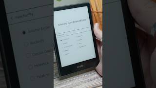 How to Change Font and Spacing on your Kindle kindle howto [upl. by Fritzie]
