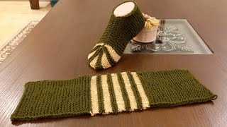 Knitting Very Easy Socks For Ladies amp Men  Woolen Socks  Booties  Slippers  Written Instruction [upl. by Bristow364]