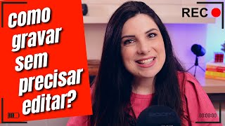 Como gravar vídeo direto no computador e postar no YouTube e Instagram SEM PRECISAR EDITAR [upl. by Sitoel]