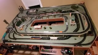 Really Cool Lionel O Gauge 12x8 Layout wdouble reverse or 3 loops [upl. by Annert]