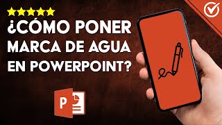 Cómo Añadir o PONER MARCA de AGUA en PowerPoint Agrega un sello Distintivo a tus Presentaciones 💦 [upl. by Jeralee151]