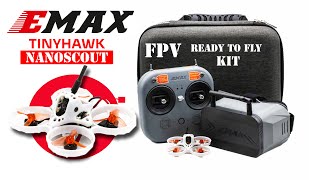 Emax Tinyhawk Nanoscout  Beginner FPV Kit  Review [upl. by Regni657]