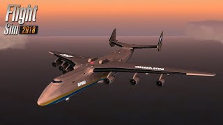 Ovilex Flight Sim 2018 Antonov AN225  Full HD Gameplay Ultra Graphics [upl. by Groscr]