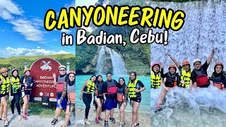 Our Crazy Canyoneering Experience in Badian Cebu🇵🇭 Jm Banquicio [upl. by Haskins638]