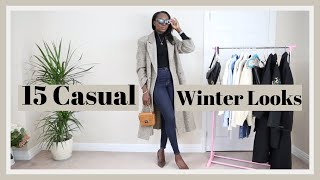 15 Casual Winter Looks  Minimal Winter Outfit Ideas LookBook [upl. by Nele765]