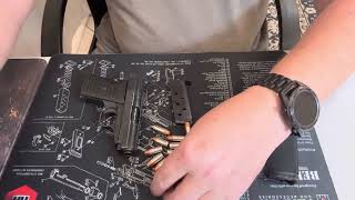 Subcompact semiautomatic pistol Bryco 38 bryco38 pistoleros riflereviews shootingtime [upl. by Cahra59]