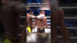 Kickboxer turns his back midfight and gets brutally knocked out [upl. by Willey417]