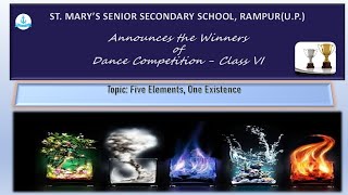 Winners of Class VI Dance Competition 2024  St Marys Senior Secondary School Rampur UP [upl. by Akla]