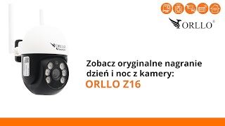 Mini Kamera wifi zewnętrzna obrotowa Obraz w Nocy ORLLO Z16 NIGHT COLOR Alarm dźwiękowy i świetlny [upl. by Jeremiah]