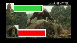 Kong SkullSland King Kong Vs Skullcrawllers With Healtbarrs [upl. by Rachel]