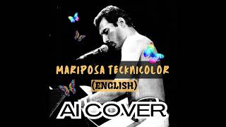 Mariposa Tecknicolor  Freddie Mercury English  AI COVER [upl. by Anhej]