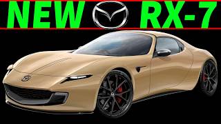 NEW DETAILS Mazdas RX7 is revived with the ROTARY engine [upl. by Weidar588]